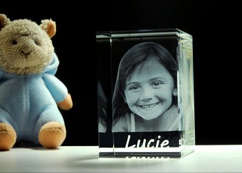 Gravure photo en verre
