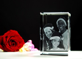 photo de famille en verre