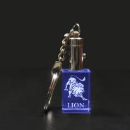 Porte-clés Lion<br /> (LED bleue)